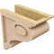 Ekena Millwork 5"W x 10"D x 10"H Classic Scroll Rough Cedar Woodgrain TimberThane Corbel, Primed Tan CORUR05X10X10SCRRCPR - alternate 5
